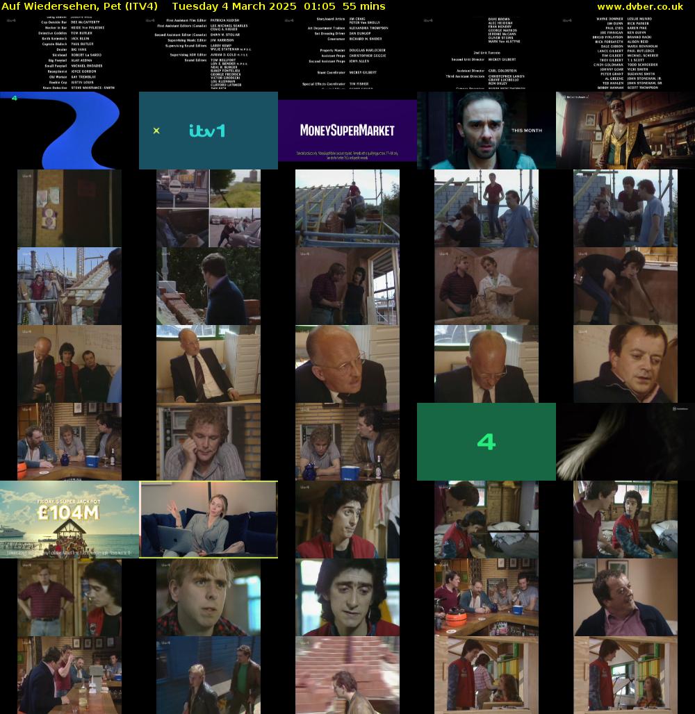 Auf Wiedersehen, Pet (ITV4) Tuesday 4 March 2025 01:05 - 02:00