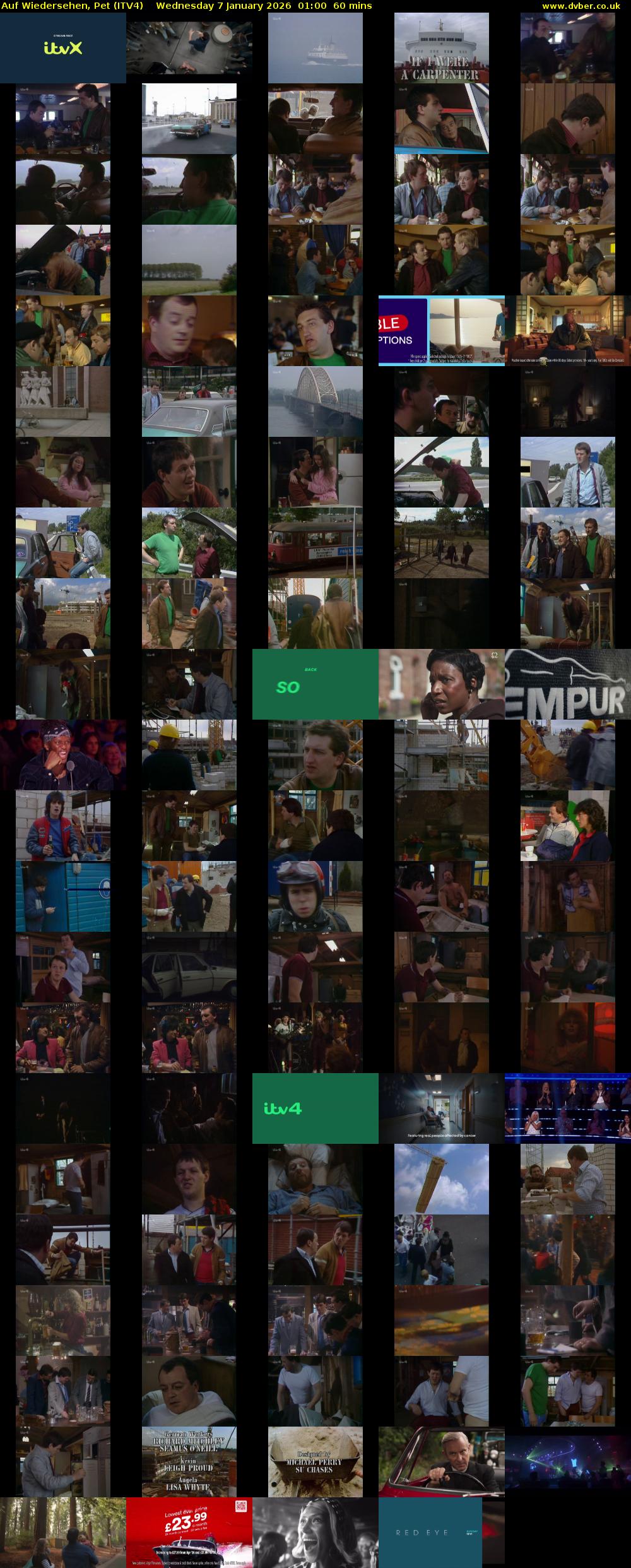 Auf Wiedersehen, Pet (ITV4) Wednesday 7 January 2026 01:00 - 02:00