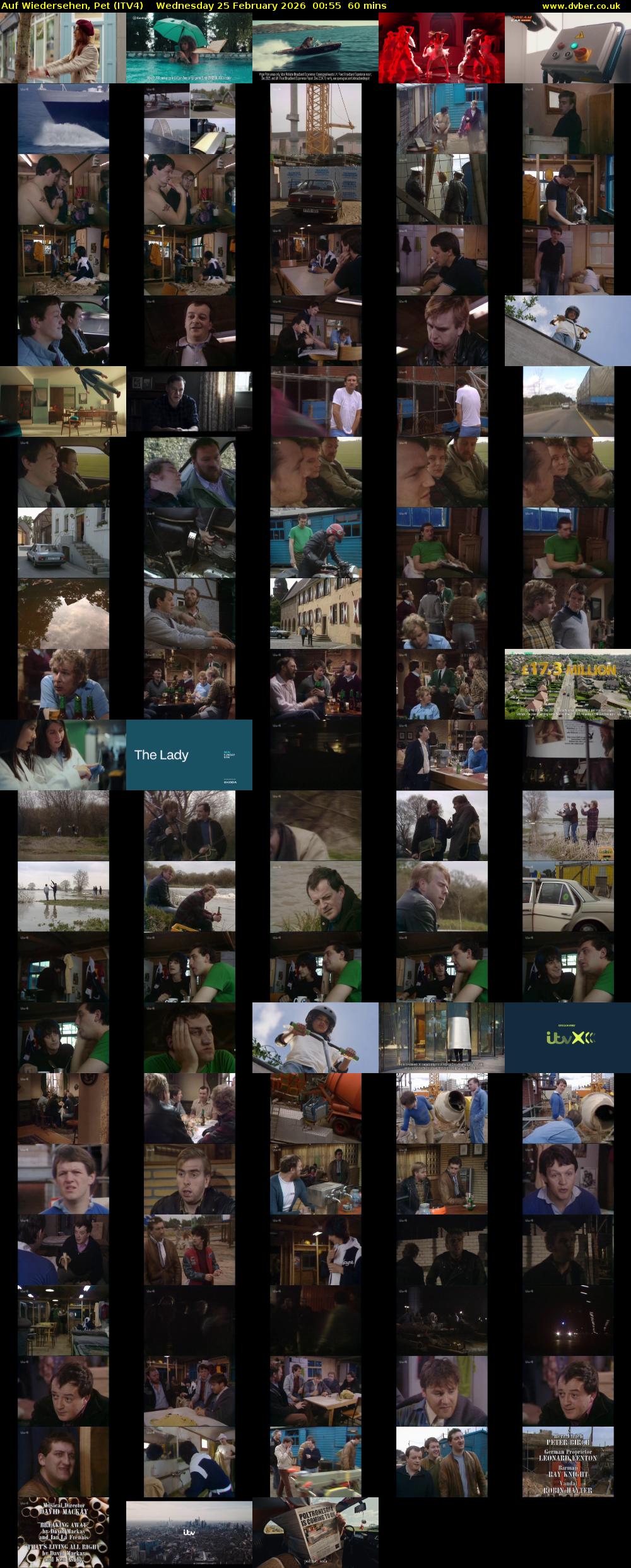 Auf Wiedersehen, Pet (ITV4) Wednesday 25 February 2026 00:55 - 01:55
