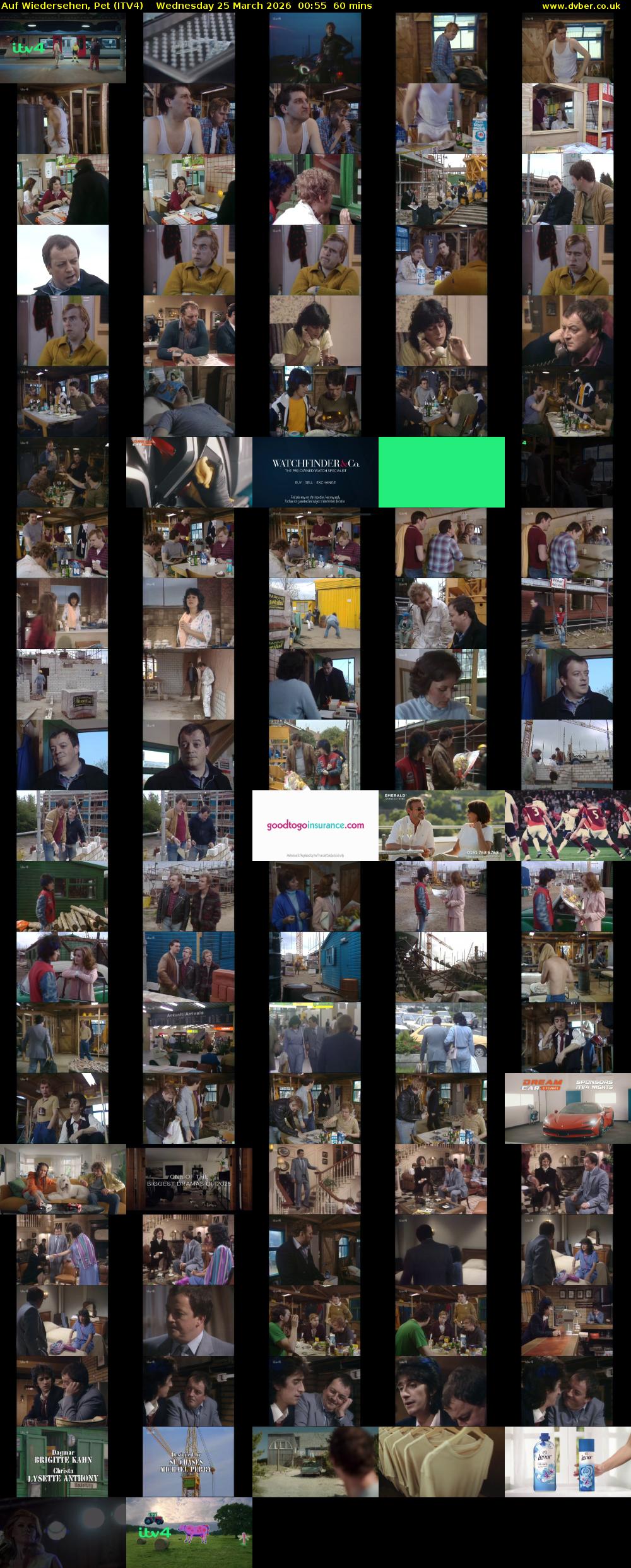 Auf Wiedersehen, Pet (ITV4) Wednesday 25 March 2026 00:55 - 01:55
