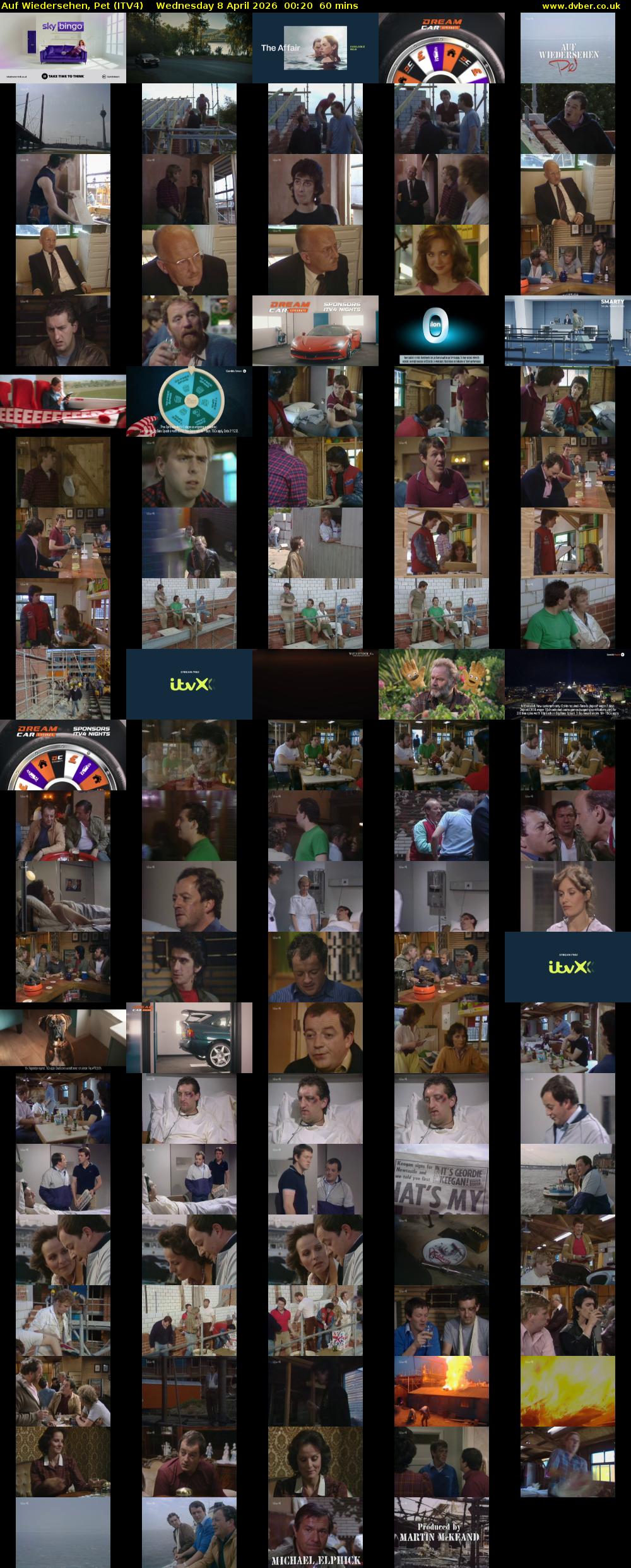 Auf Wiedersehen, Pet (ITV4) Wednesday 8 April 2026 00:20 - 01:20