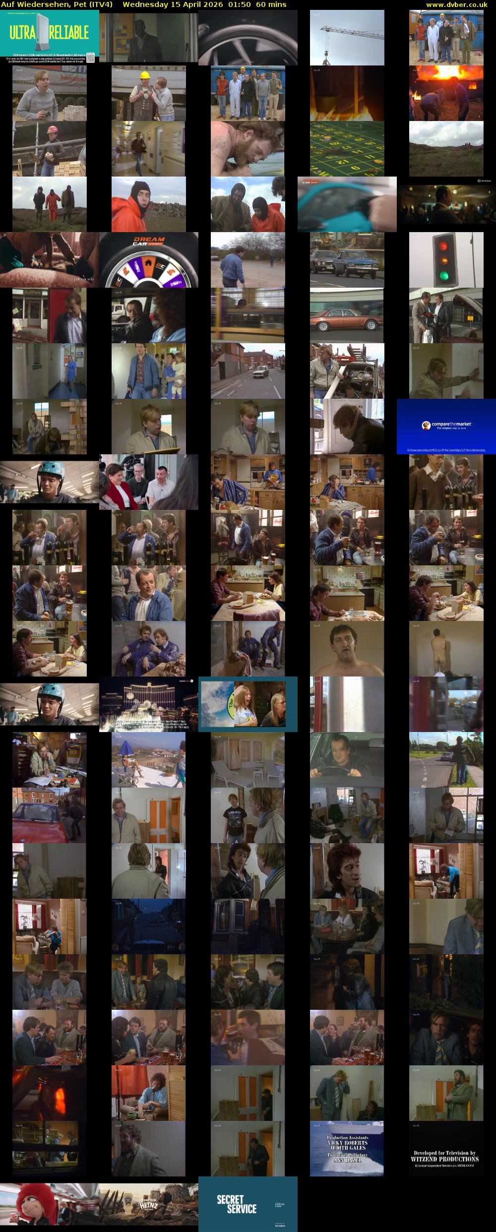 Auf Wiedersehen, Pet (ITV4) Wednesday 15 April 2026 01:50 - 02:50