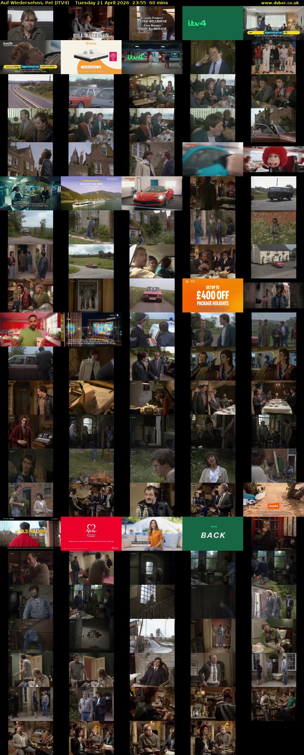 Auf Wiedersehen, Pet (ITV4) Tuesday 21 April 2026 23:55 - 00:55