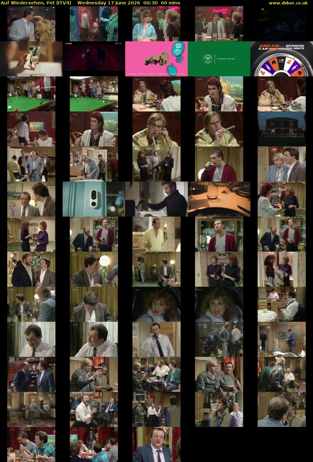 Auf Wiedersehen, Pet (ITV4) Wednesday 17 June 2026 00:30 - 01:30