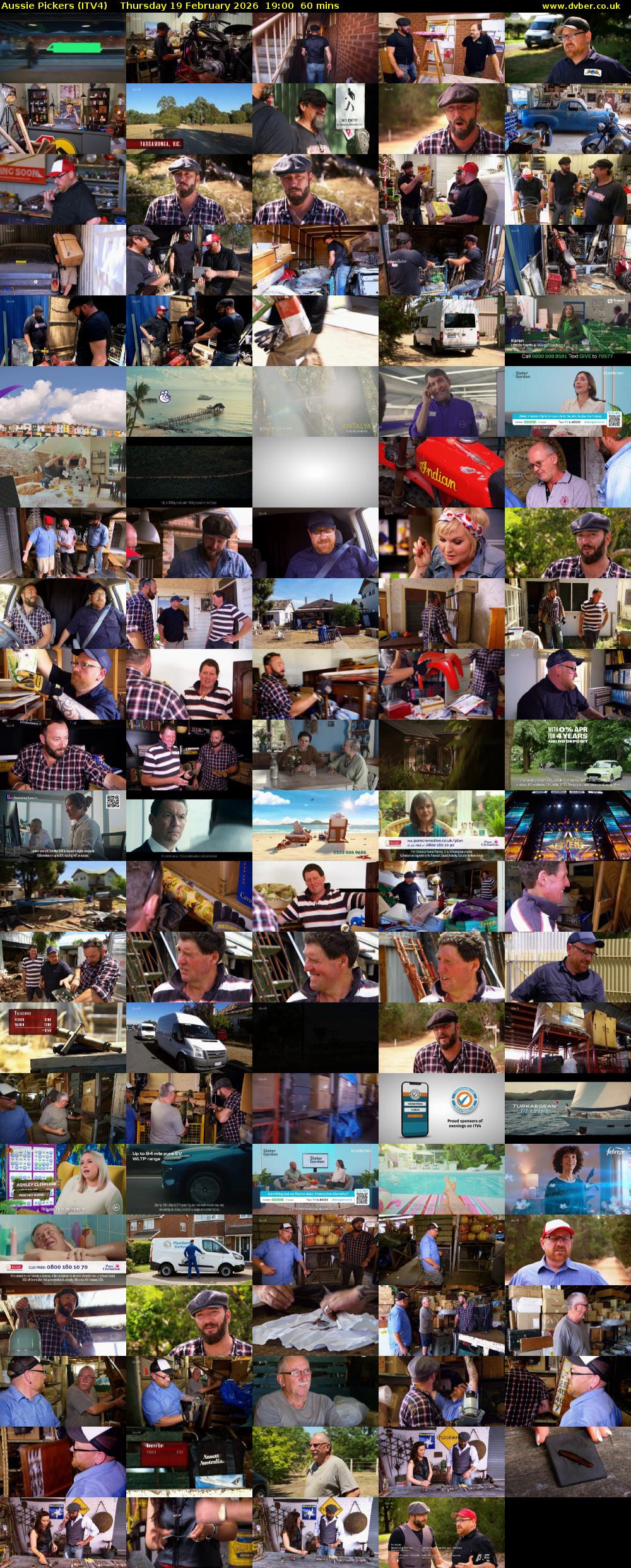 Aussie Pickers (ITV4) Thursday 19 February 2026 19:00 - 20:00
