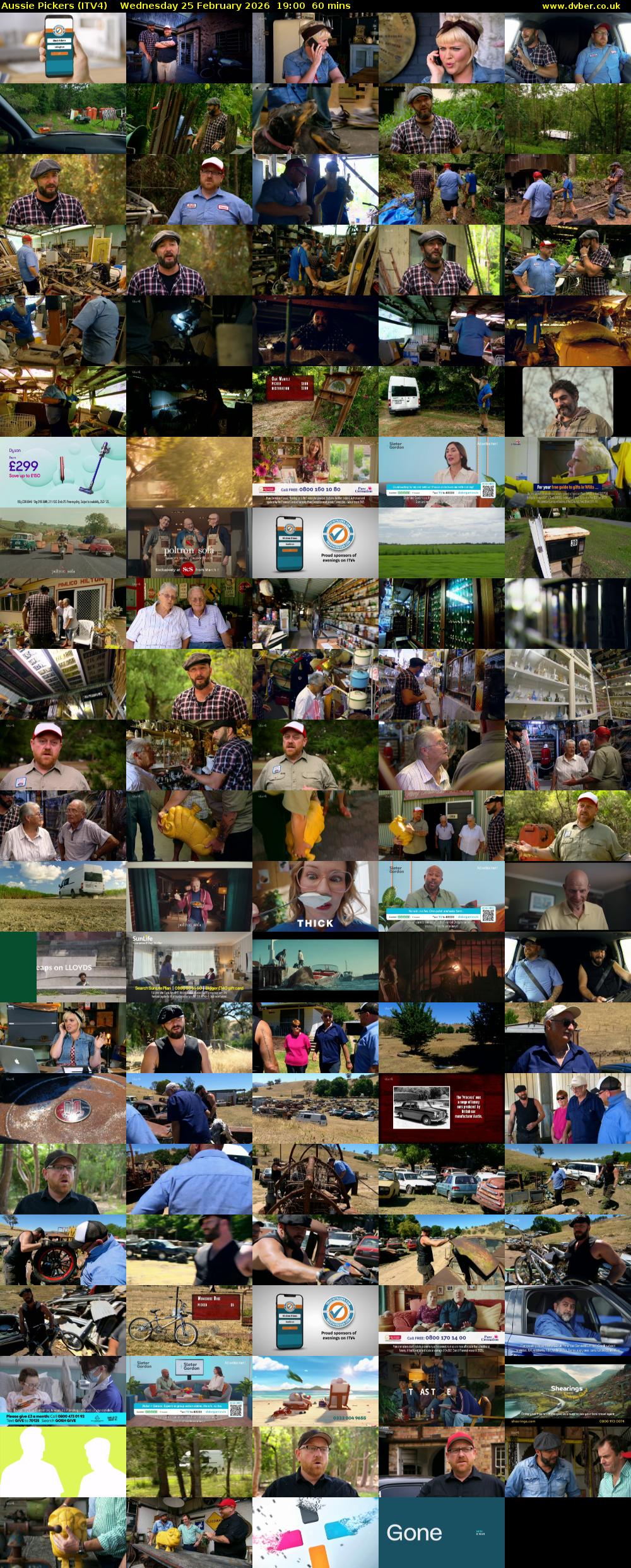 Aussie Pickers (ITV4) Wednesday 25 February 2026 19:00 - 20:00