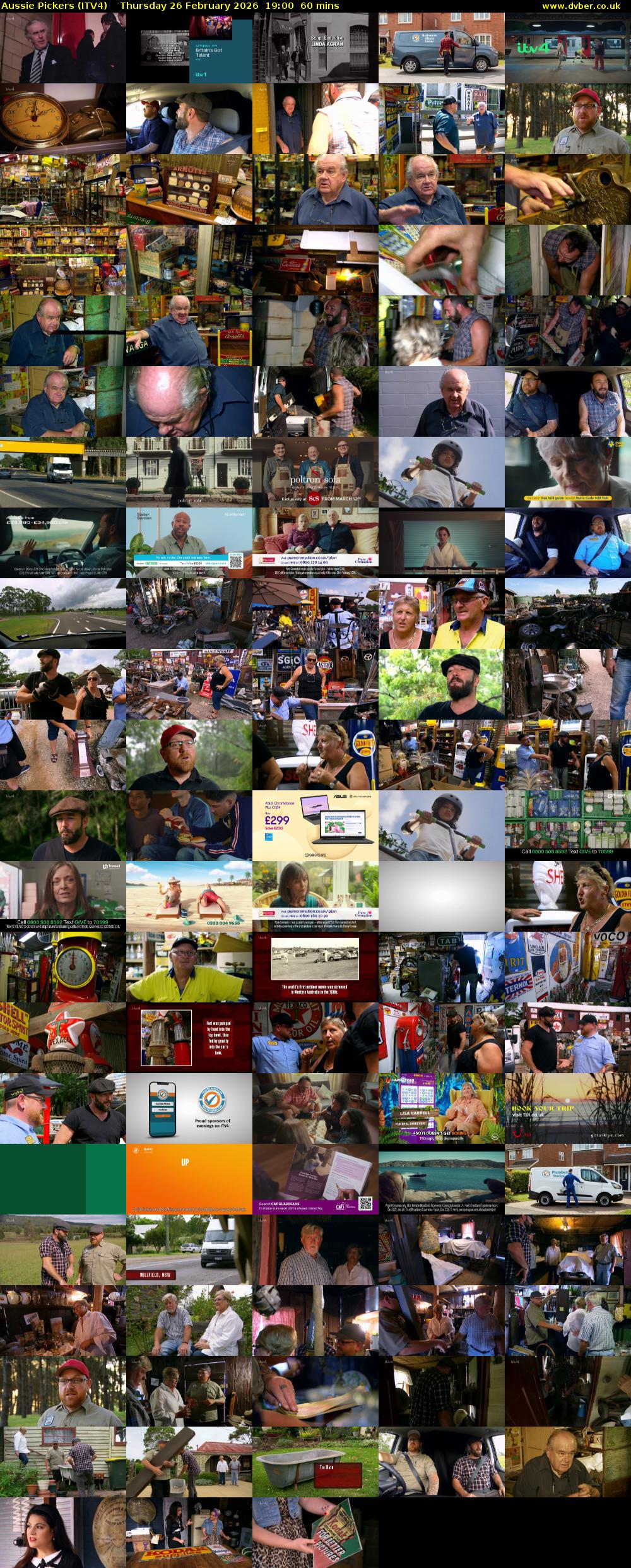 Aussie Pickers (ITV4) Thursday 26 February 2026 19:00 - 20:00
