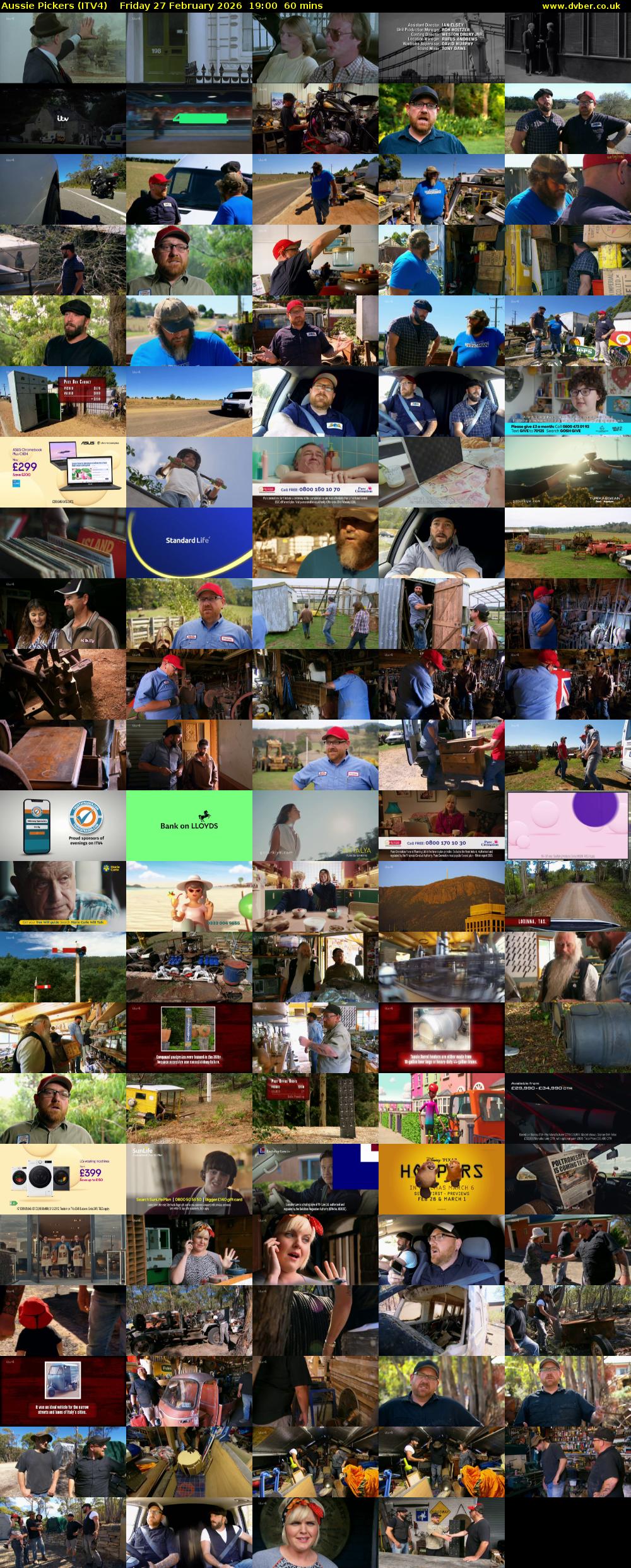 Aussie Pickers (ITV4) Friday 27 February 2026 19:00 - 20:00