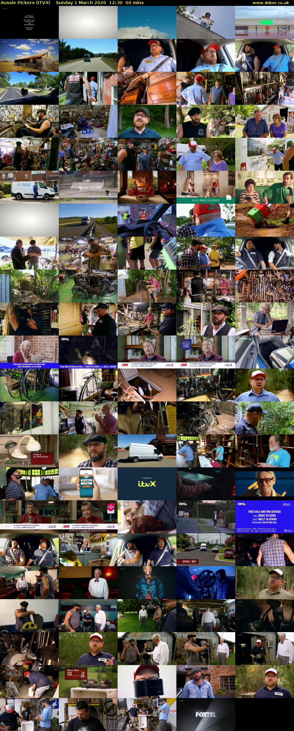 Aussie Pickers (ITV4) Sunday 1 March 2026 12:30 - 13:30