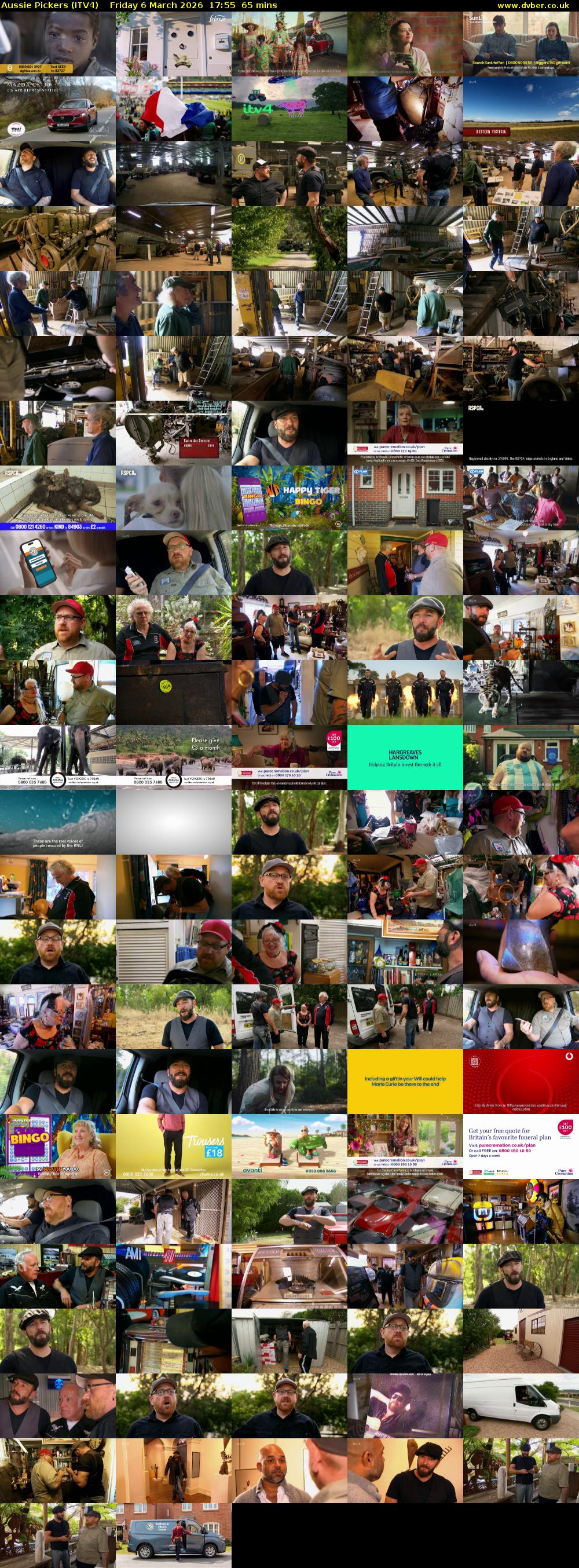 Aussie Pickers (ITV4) Friday 6 March 2026 17:55 - 19:00