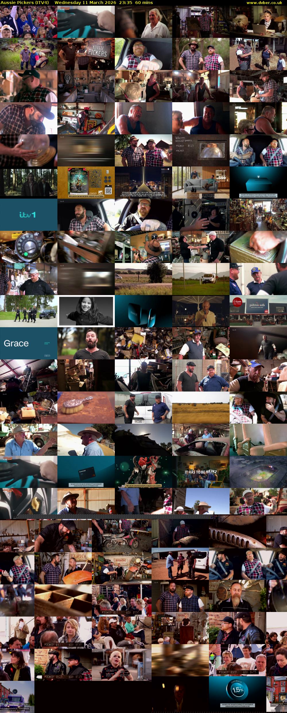 Aussie Pickers (ITV4) Wednesday 11 March 2026 23:35 - 00:35