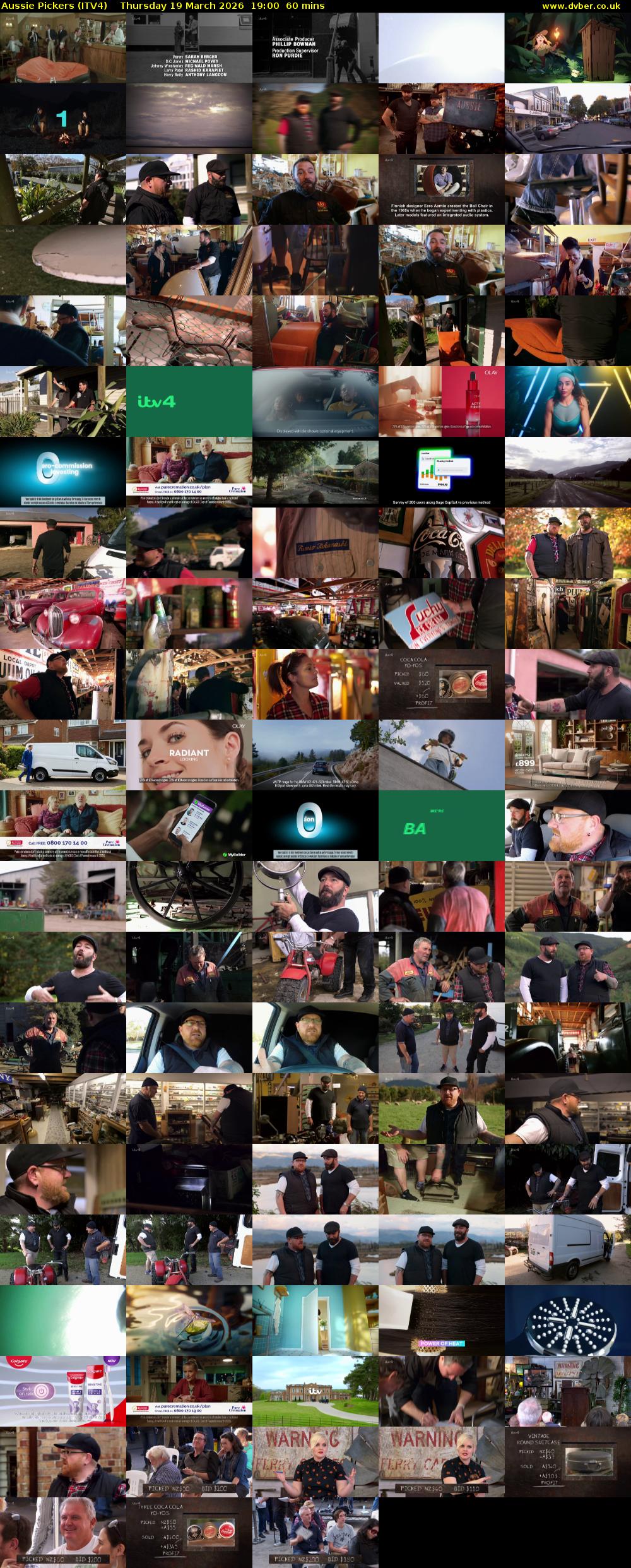 Aussie Pickers (ITV4) Thursday 19 March 2026 19:00 - 20:00