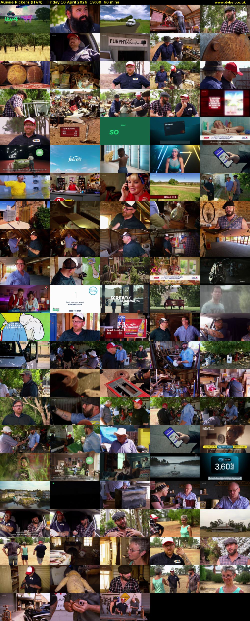 Aussie Pickers (ITV4) Friday 10 April 2026 19:00 - 20:00