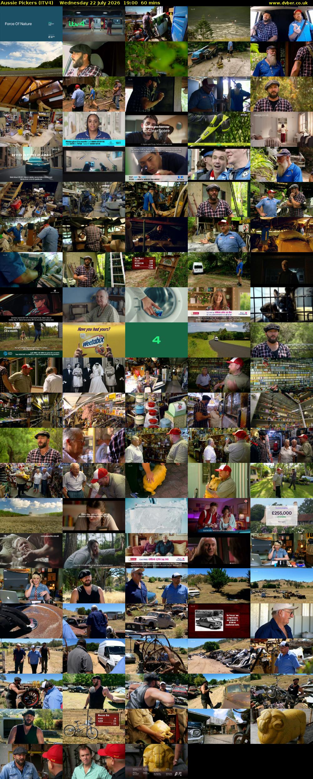 Aussie Pickers (ITV4) Wednesday 22 July 2026 19:00 - 20:00