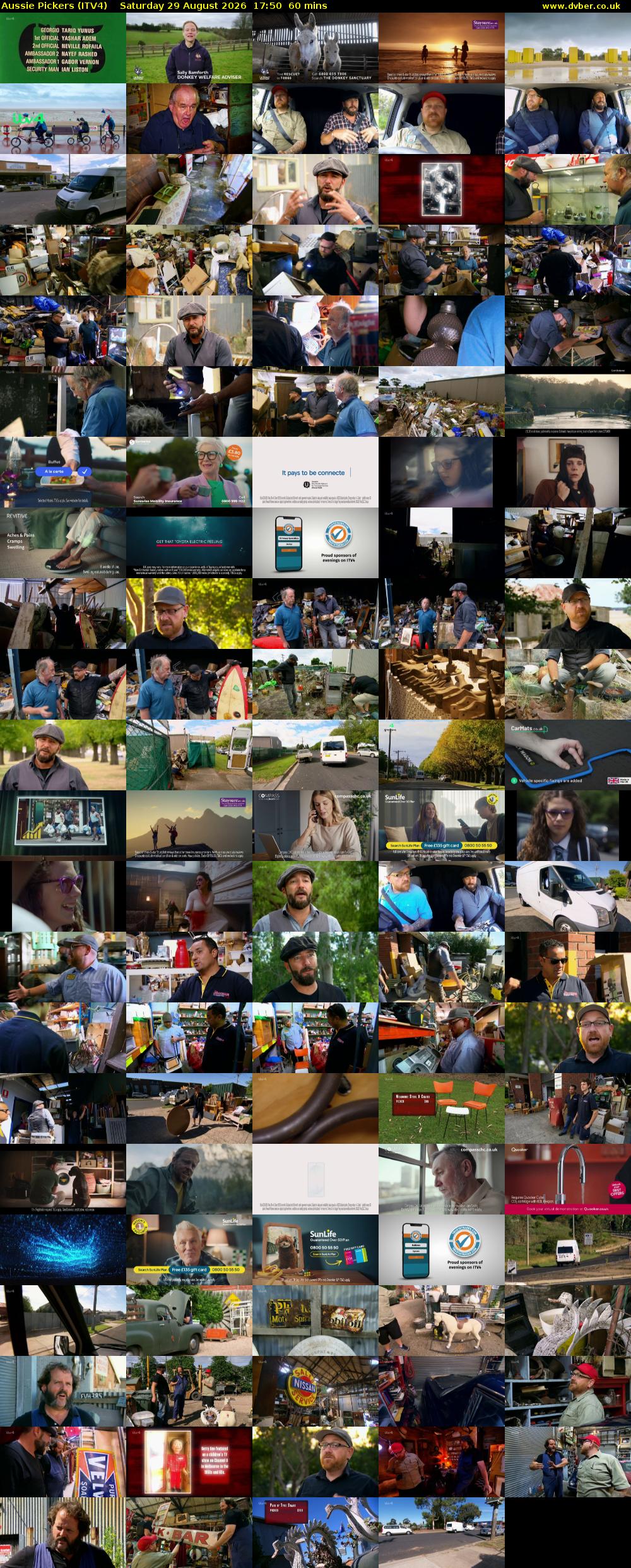 Aussie Pickers (ITV4) Saturday 29 August 2026 17:50 - 18:50