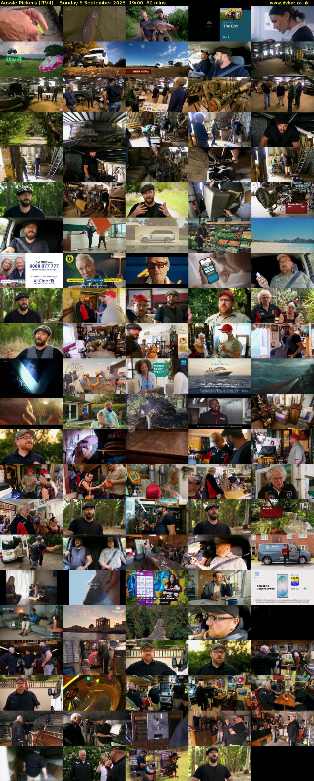 Aussie Pickers (ITV4) Sunday 6 September 2026 19:00 - 20:00