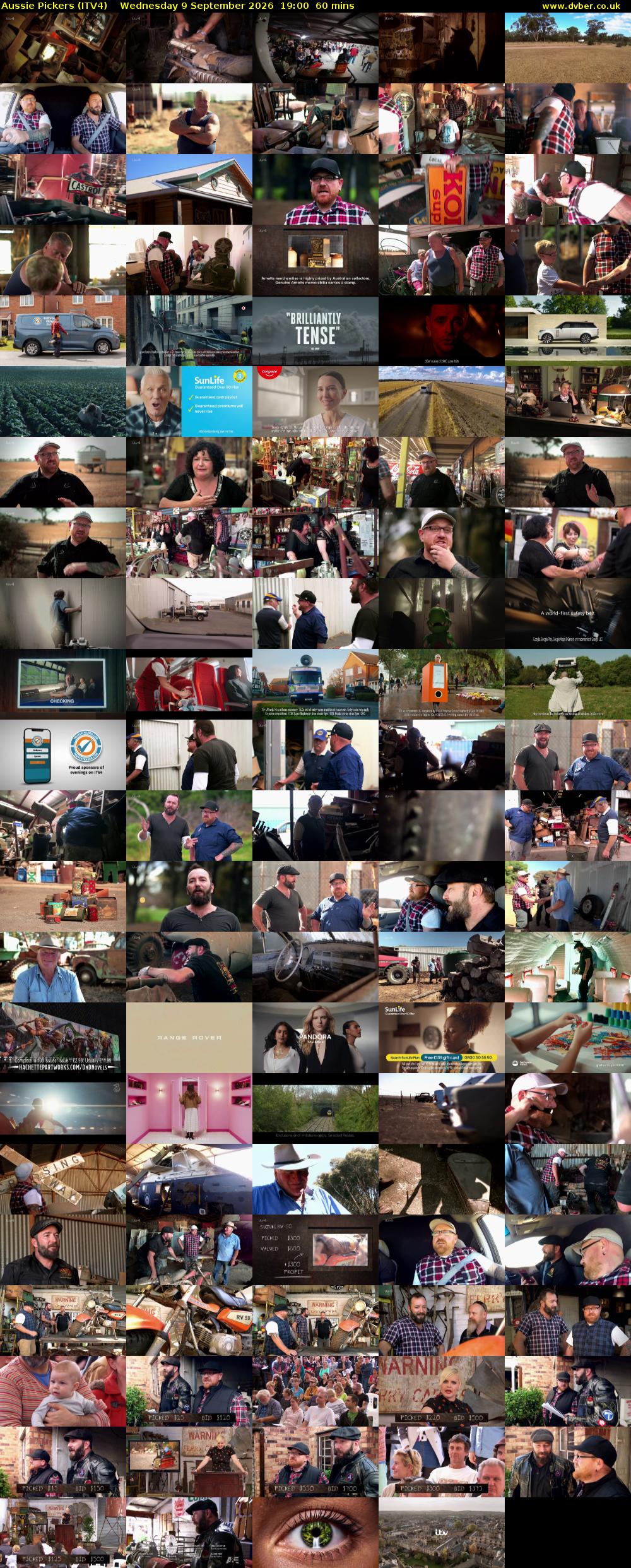 Aussie Pickers (ITV4) Wednesday 9 September 2026 19:00 - 20:00