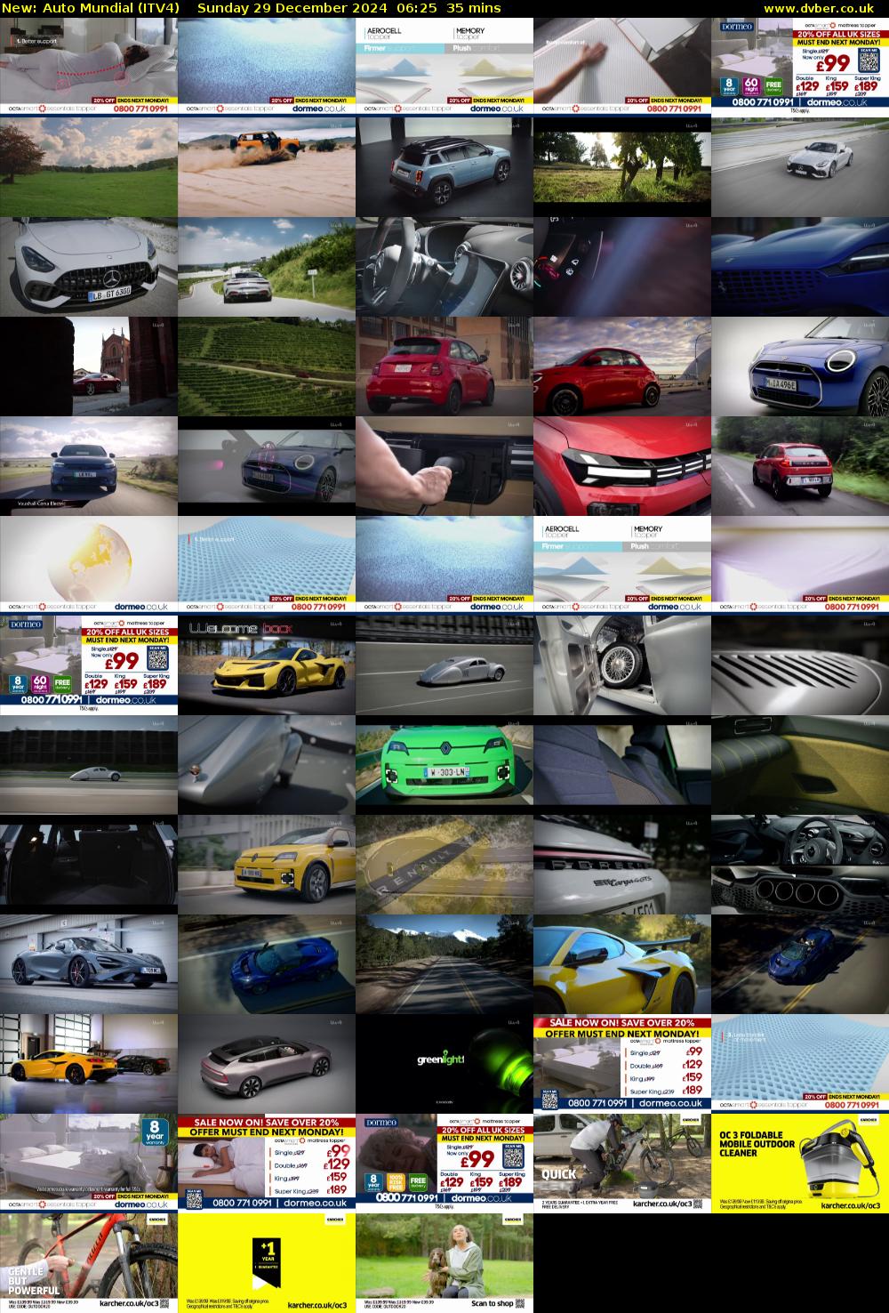 Auto Mundial (ITV4) Sunday 29 December 2024 06:25 - 07:00