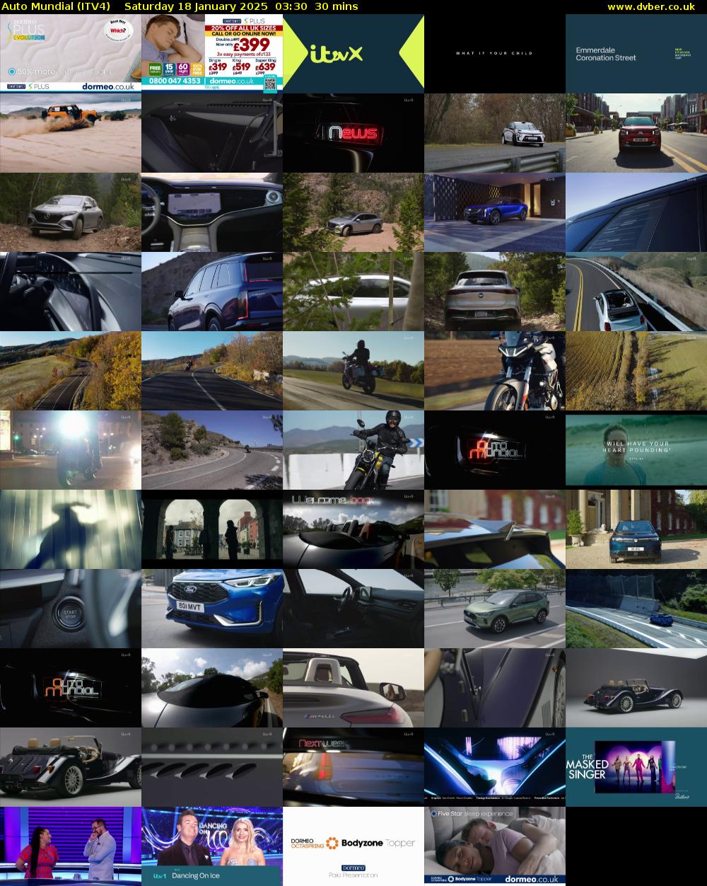 Auto Mundial (ITV4) Saturday 18 January 2025 03:30 - 04:00