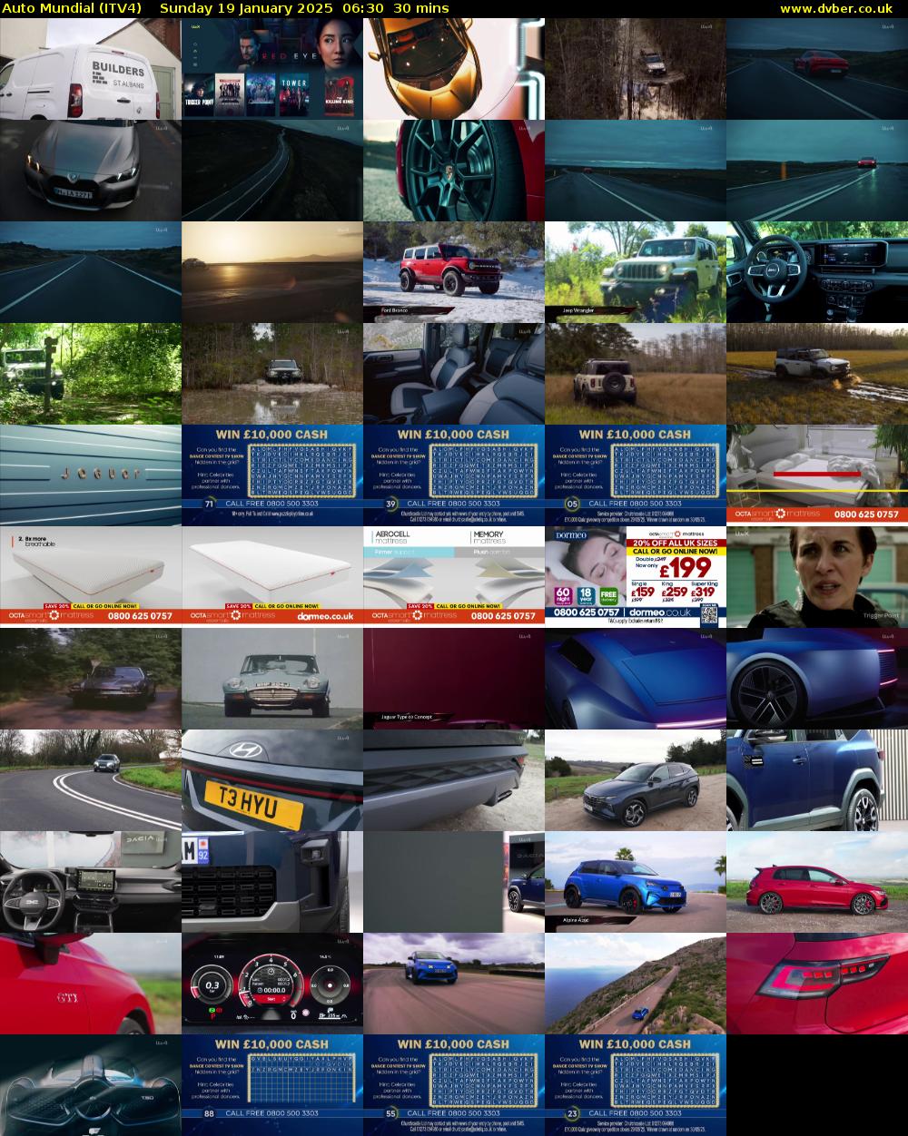 Auto Mundial (ITV4) Sunday 19 January 2025 06:30 - 07:00