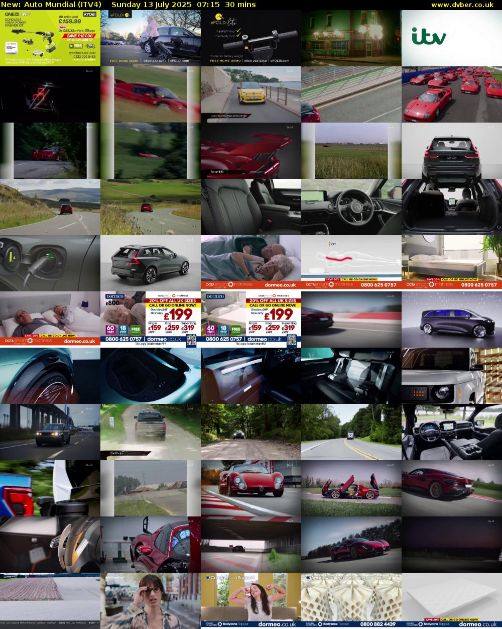 Auto Mundial (ITV4) Sunday 13 July 2025 07:15 - 07:45
