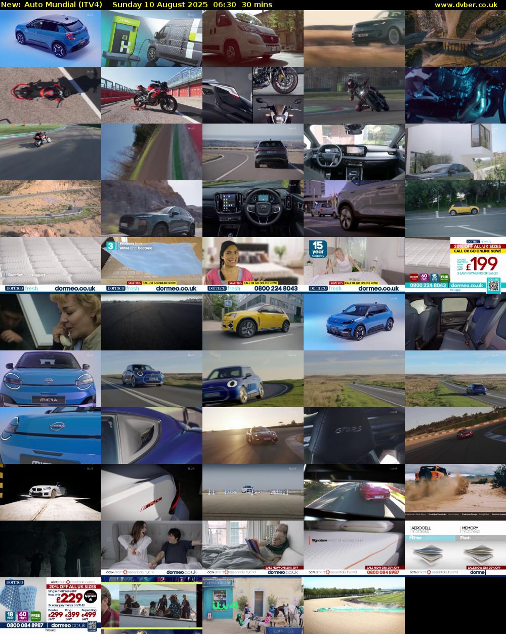 Auto Mundial (ITV4) Sunday 10 August 2025 06:30 - 07:00