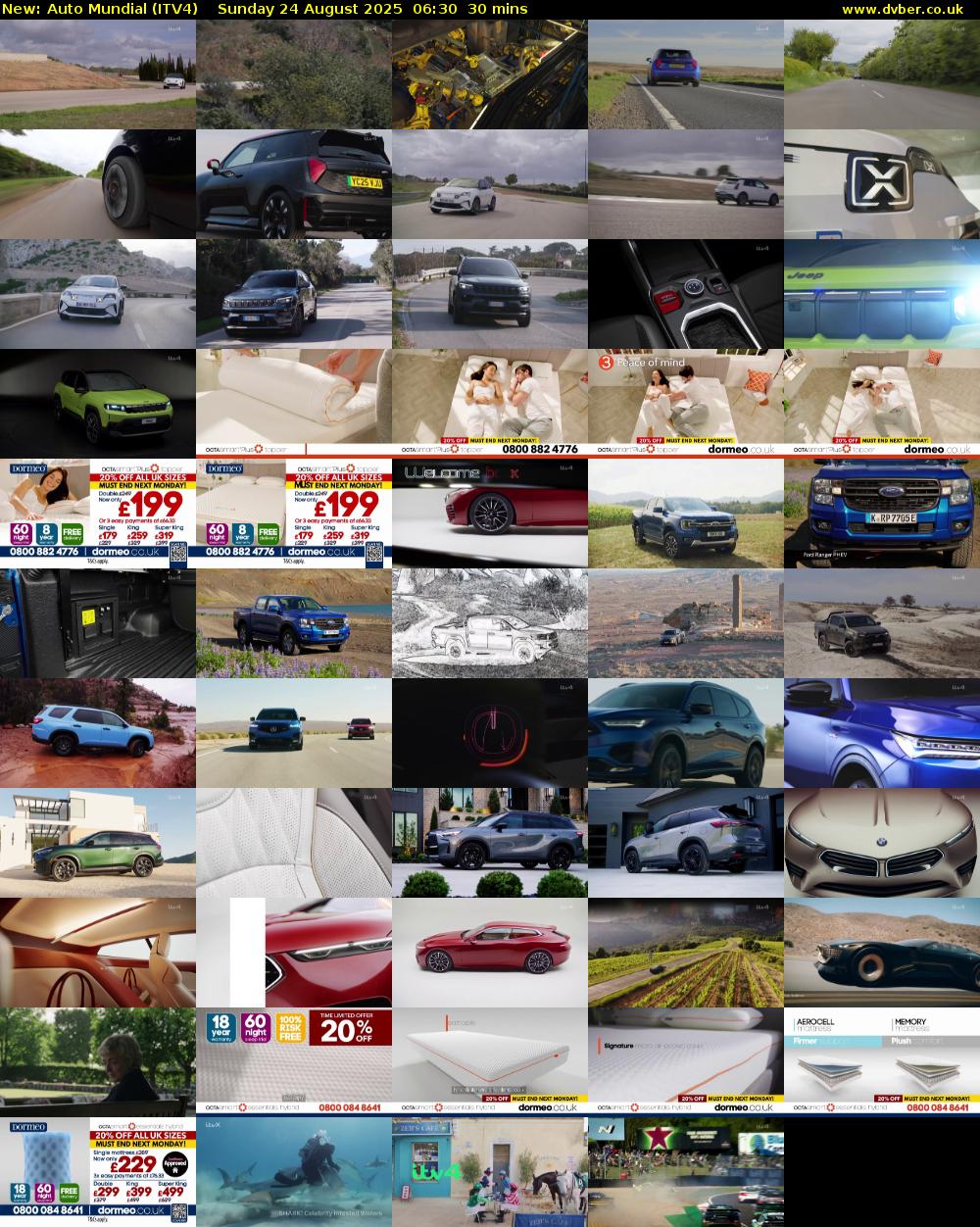 Auto Mundial (ITV4) Sunday 24 August 2025 06:30 - 07:00