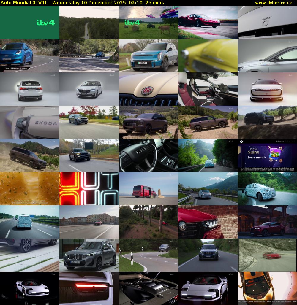 Auto Mundial (ITV4) Wednesday 10 December 2025 02:10 - 02:35