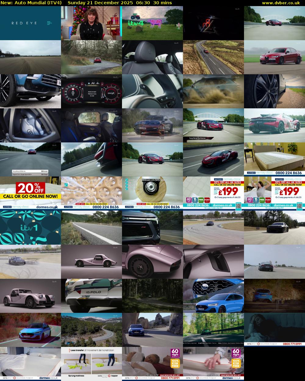 Auto Mundial (ITV4) Sunday 21 December 2025 06:30 - 07:00