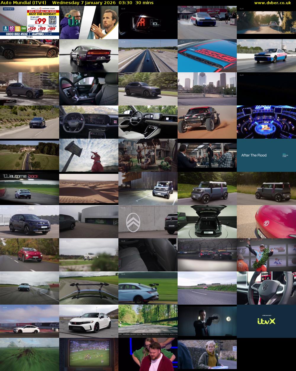 Auto Mundial (ITV4) Wednesday 7 January 2026 03:30 - 04:00