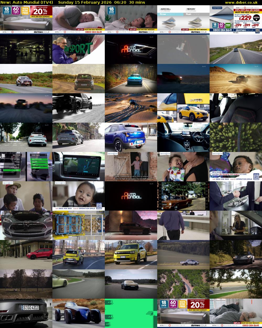 Auto Mundial (ITV4) Sunday 15 February 2026 06:20 - 06:50