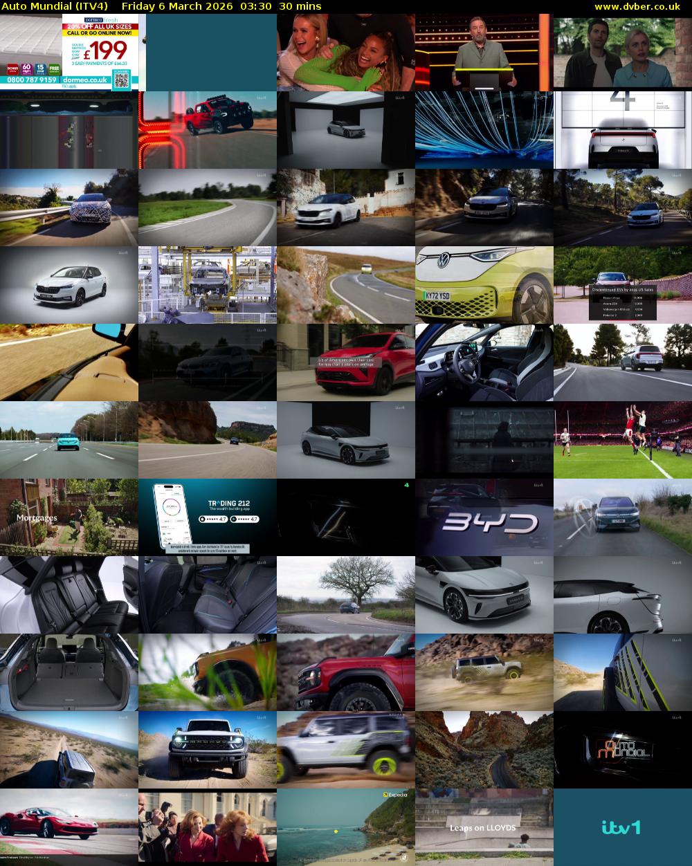 Auto Mundial (ITV4) Friday 6 March 2026 03:30 - 04:00