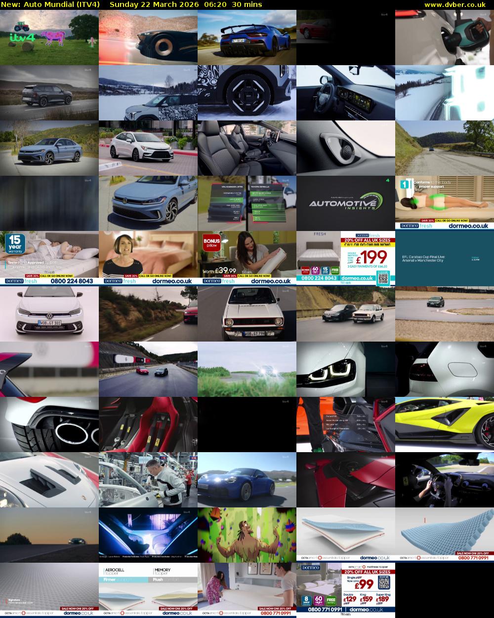 Auto Mundial (ITV4) Sunday 22 March 2026 06:20 - 06:50