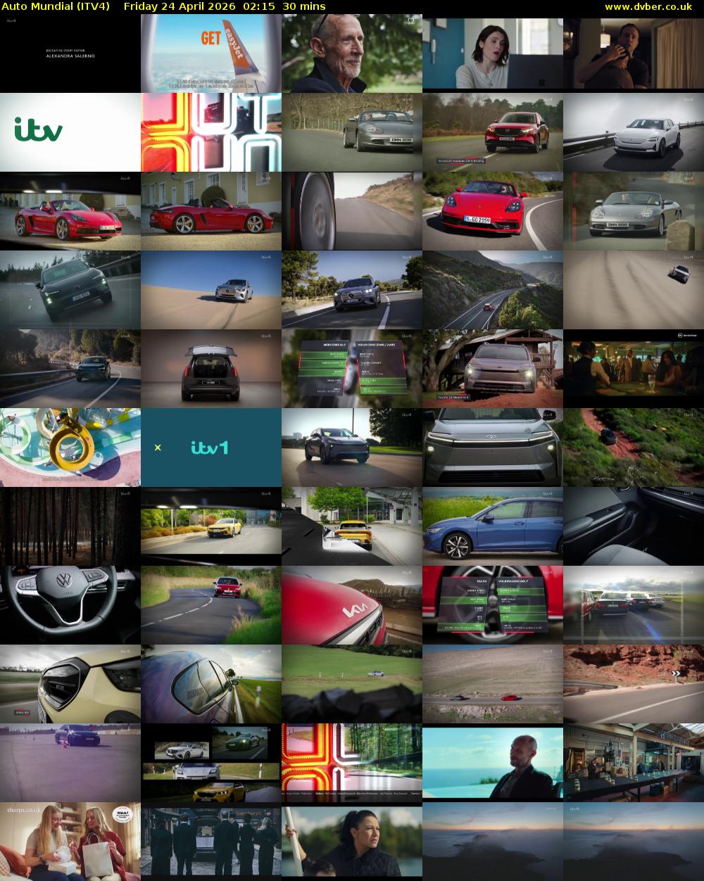 Auto Mundial (ITV4) Friday 24 April 2026 02:15 - 02:45