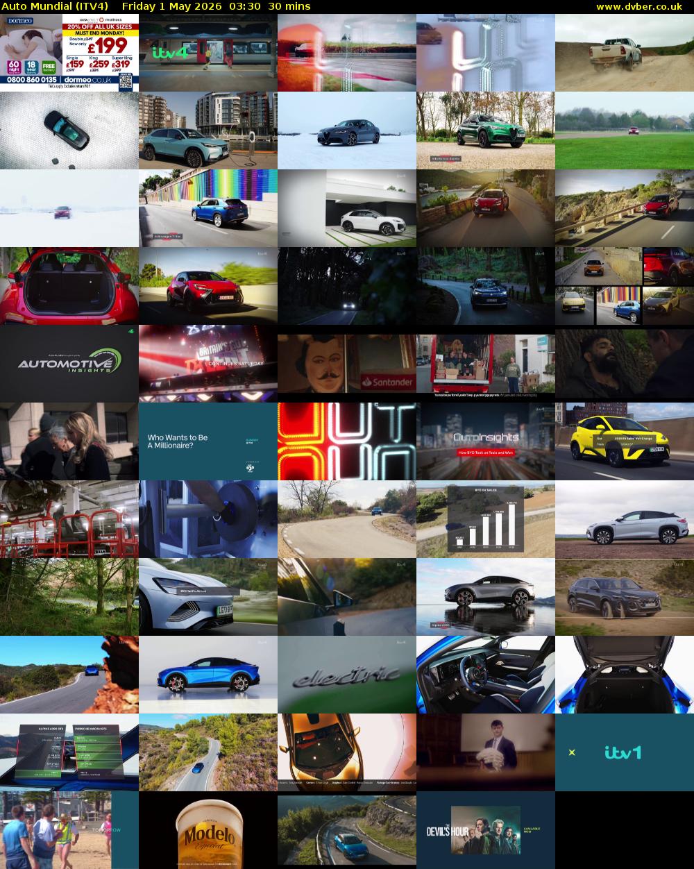 Auto Mundial (ITV4) Friday 1 May 2026 03:30 - 04:00