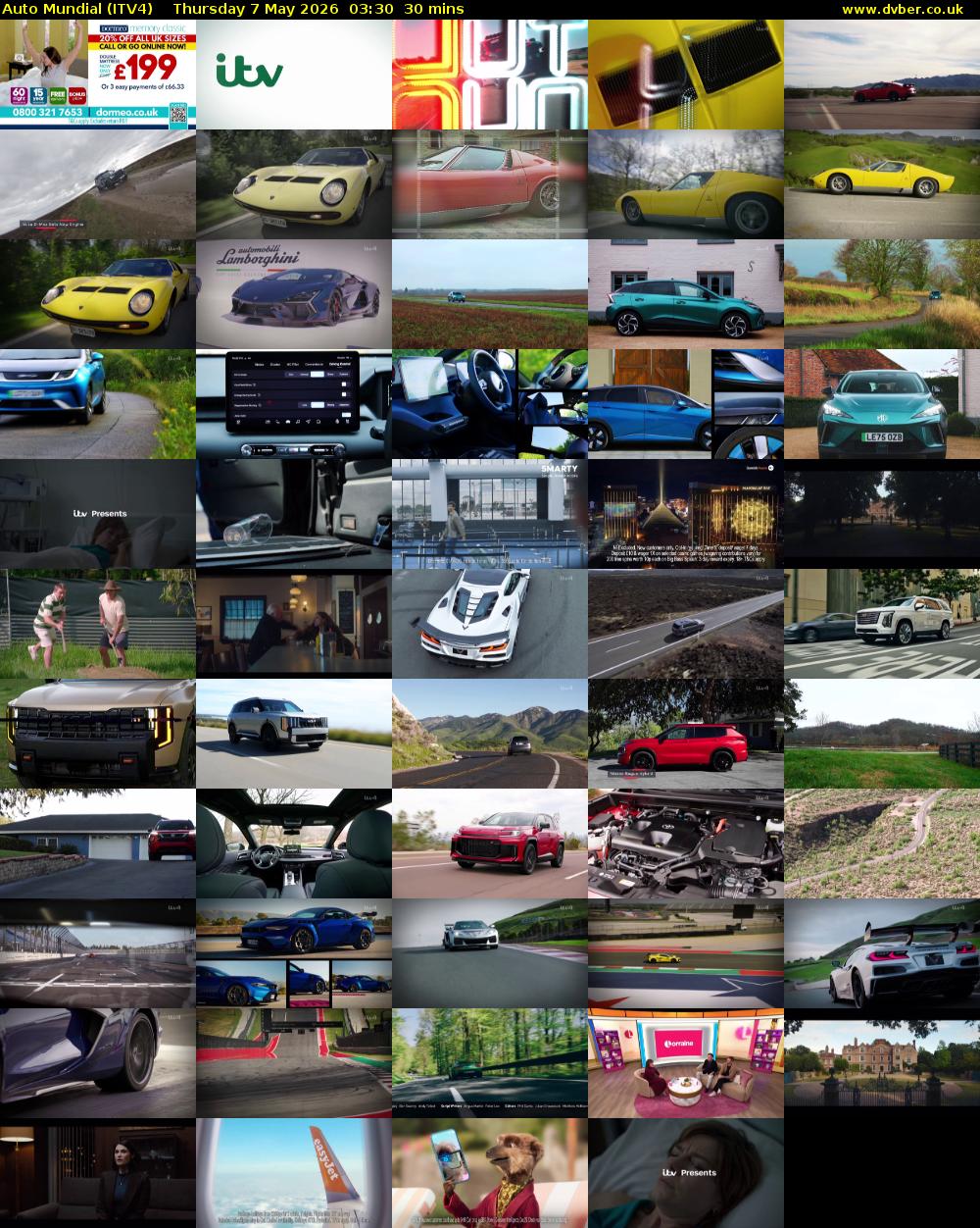 Auto Mundial (ITV4) Thursday 7 May 2026 03:30 - 04:00