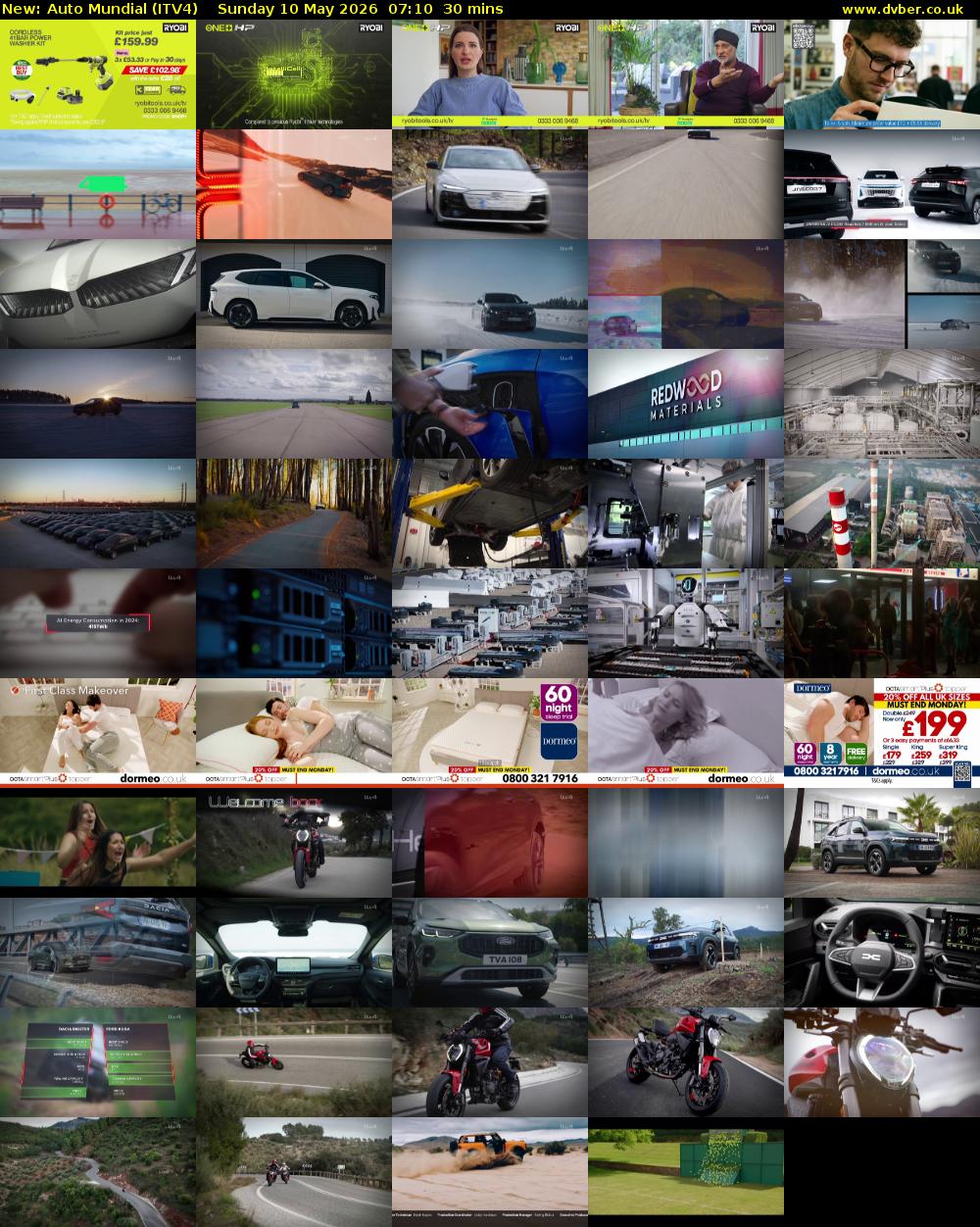 Auto Mundial (ITV4) Sunday 10 May 2026 07:10 - 07:40