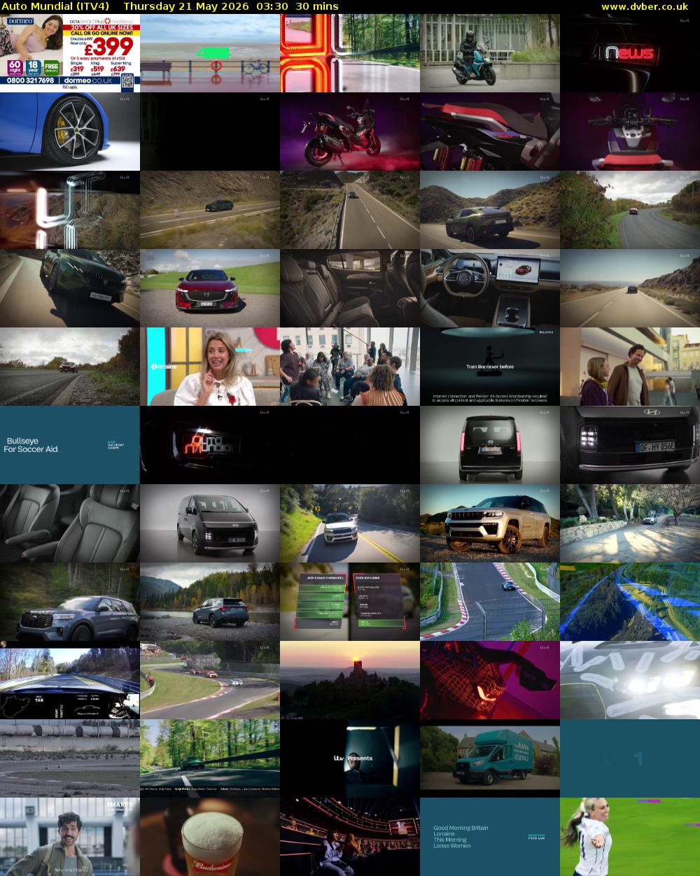 Auto Mundial (ITV4) Thursday 21 May 2026 03:30 - 04:00