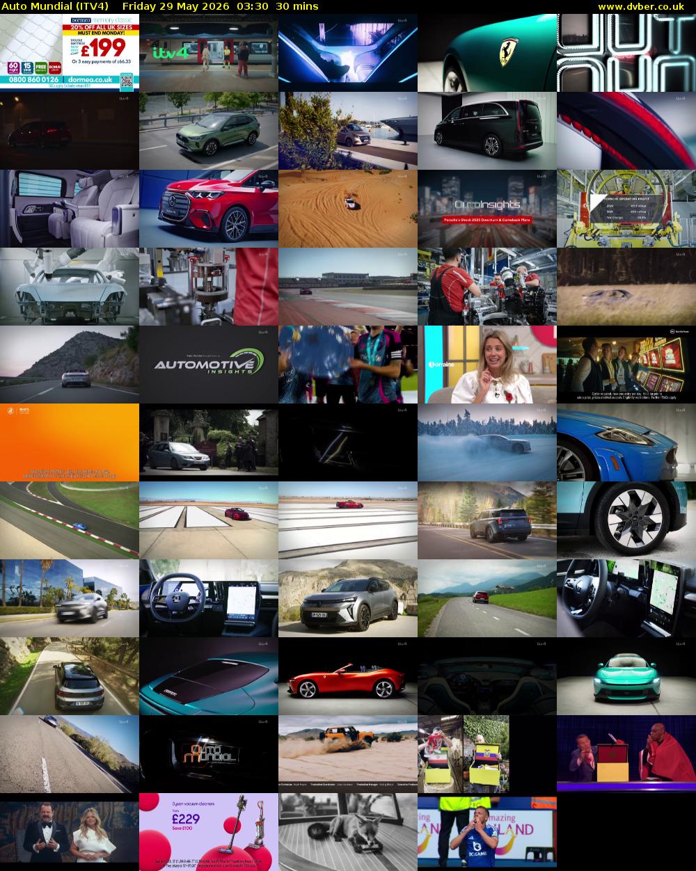 Auto Mundial (ITV4) Friday 29 May 2026 03:30 - 04:00