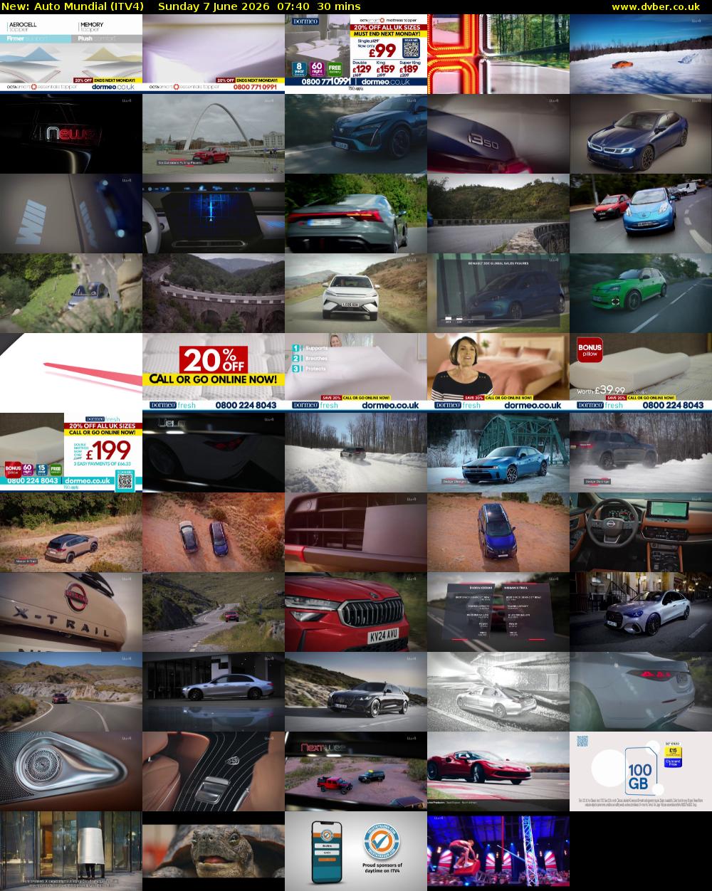 Auto Mundial (ITV4) Sunday 7 June 2026 07:40 - 08:10