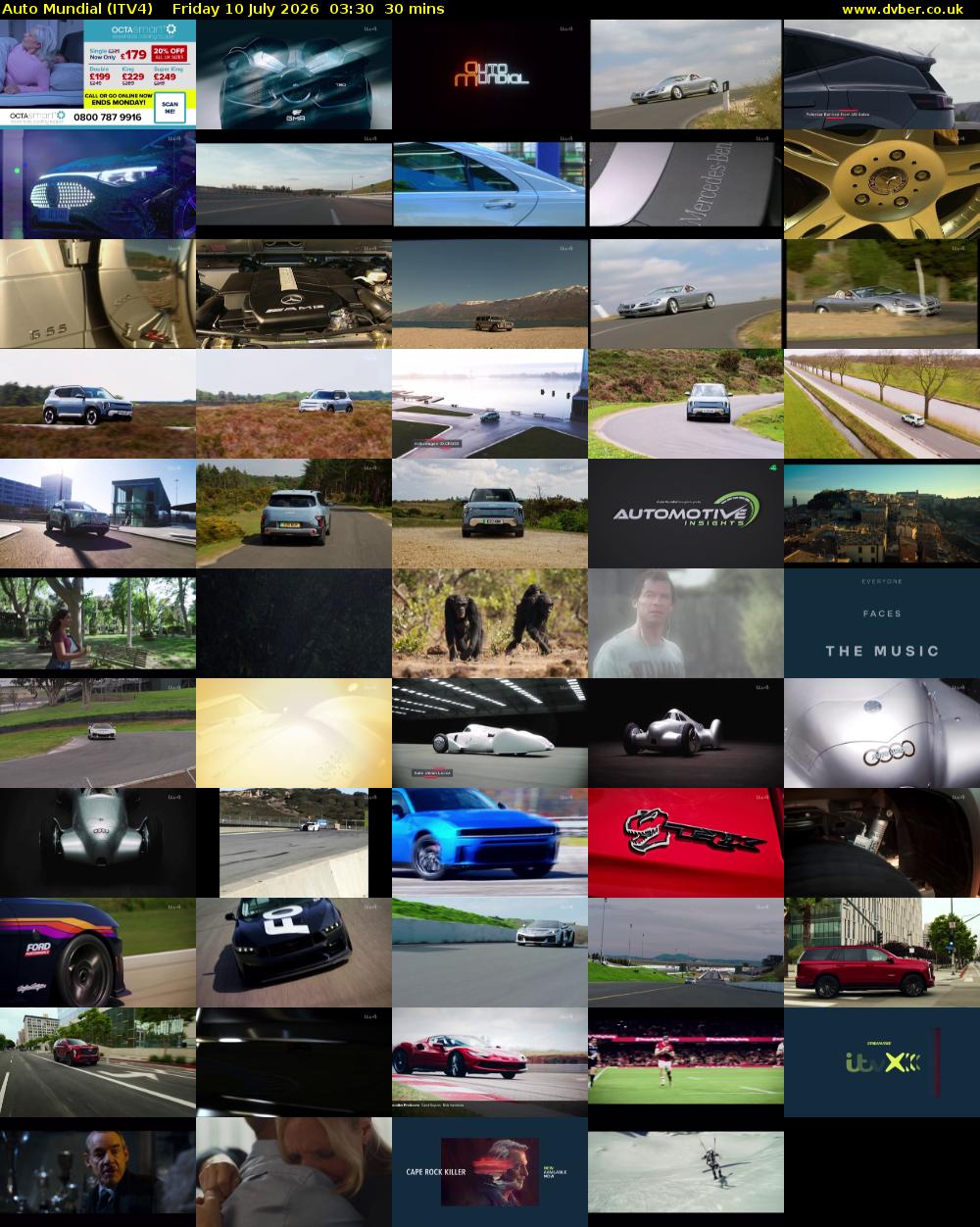 Auto Mundial (ITV4) Friday 10 July 2026 03:30 - 04:00