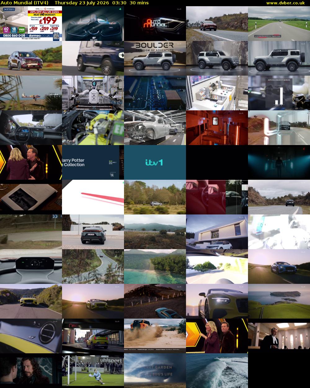 Auto Mundial (ITV4) Thursday 23 July 2026 03:30 - 04:00