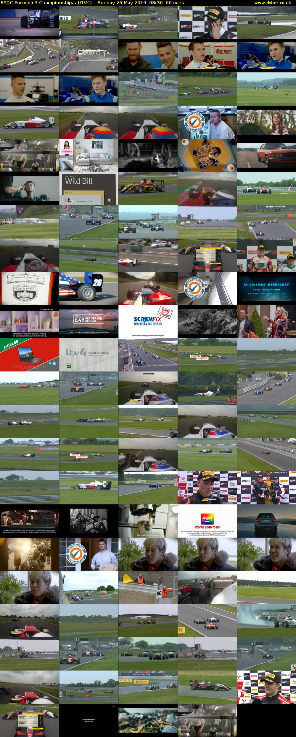 BRDC Formula 3 Championship... (ITV4) Sunday 26 May 2019 08:30 - 09:30