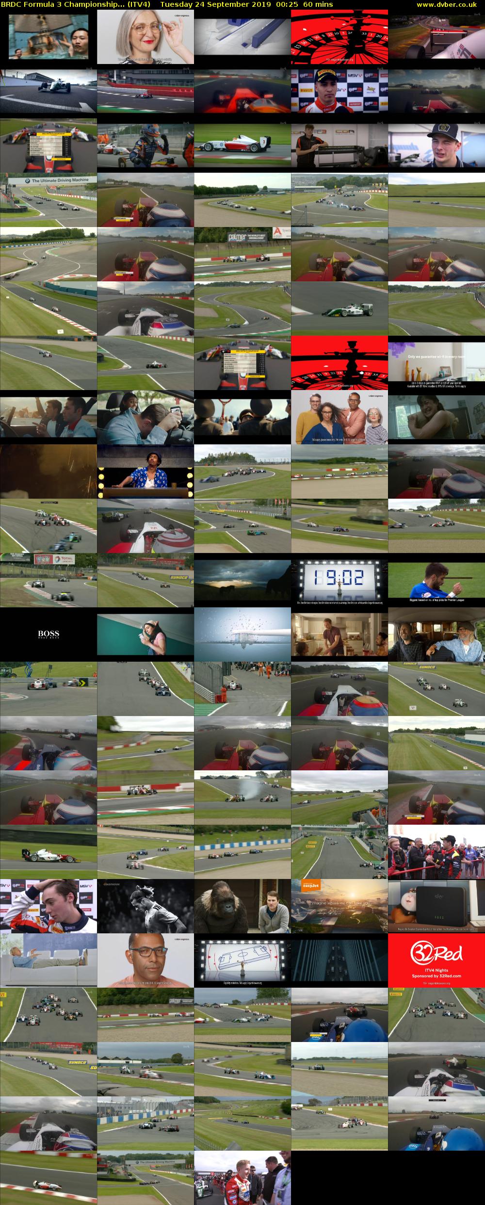 BRDC Formula 3 Championship... (ITV4) Tuesday 24 September 2019 00:25 - 01:25