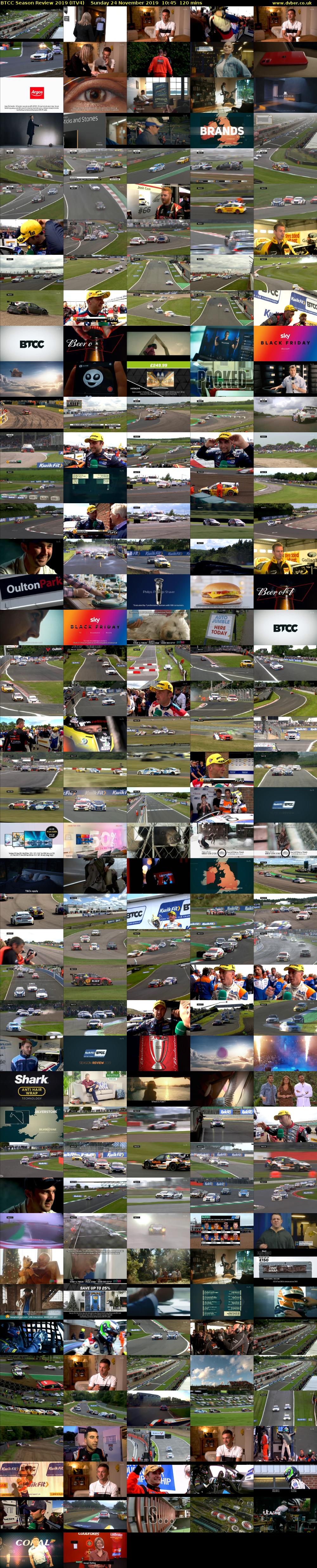 BTCC Season Review 2019 (ITV4) Sunday 24 November 2019 10:45 - 12:45