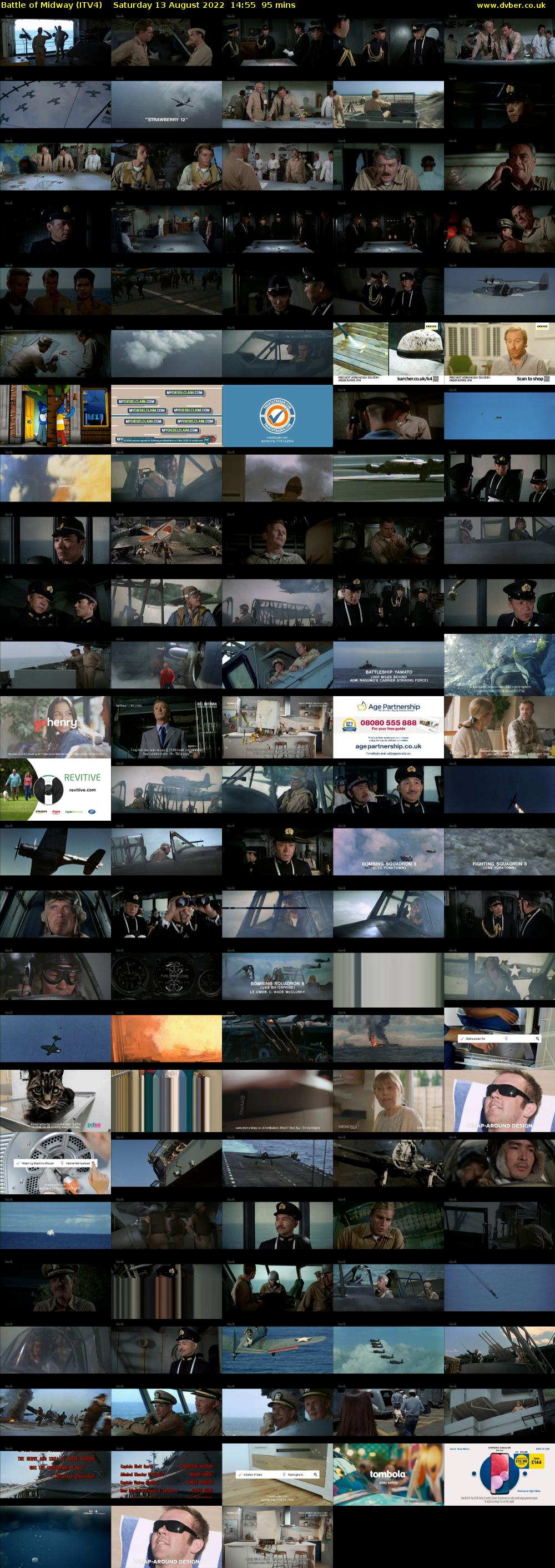 Battle of Midway (ITV4) Saturday 13 August 2022 14:55 - 16:30