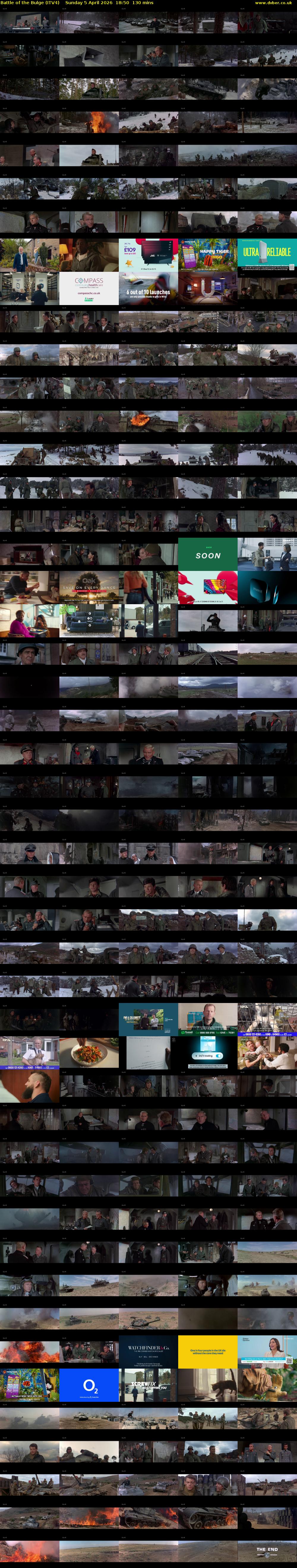 Battle of the Bulge (ITV4) Sunday 5 April 2026 18:50 - 21:00