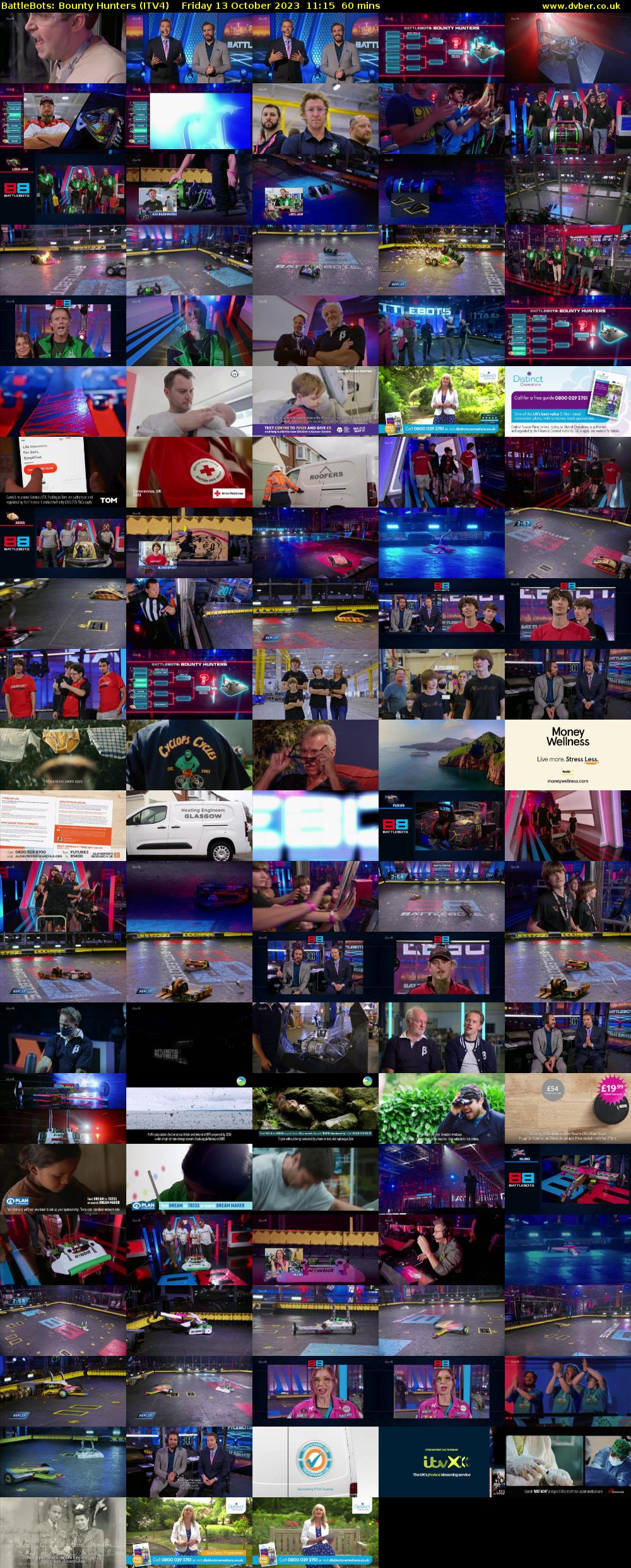 BattleBots: Bounty Hunters (ITV4) Friday 13 October 2023 11:15 - 12:15