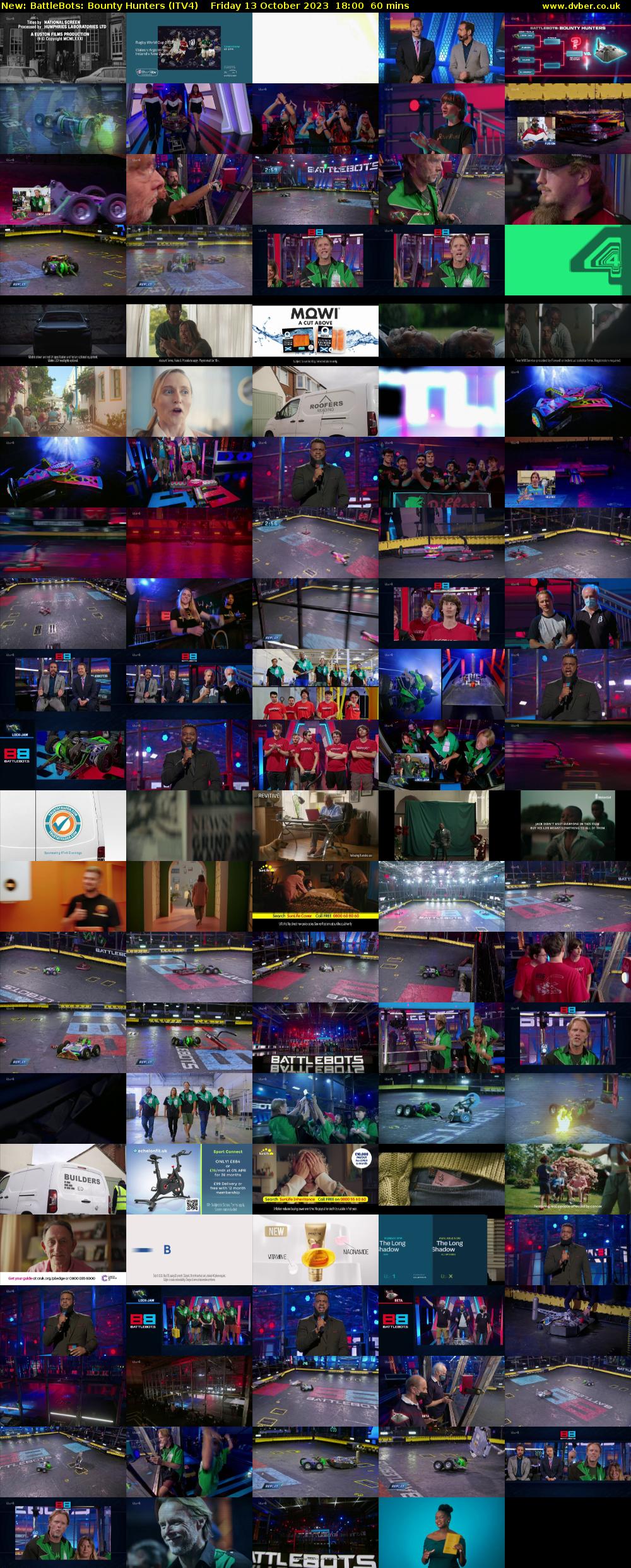 BattleBots: Bounty Hunters (ITV4) Friday 13 October 2023 18:00 - 19:00