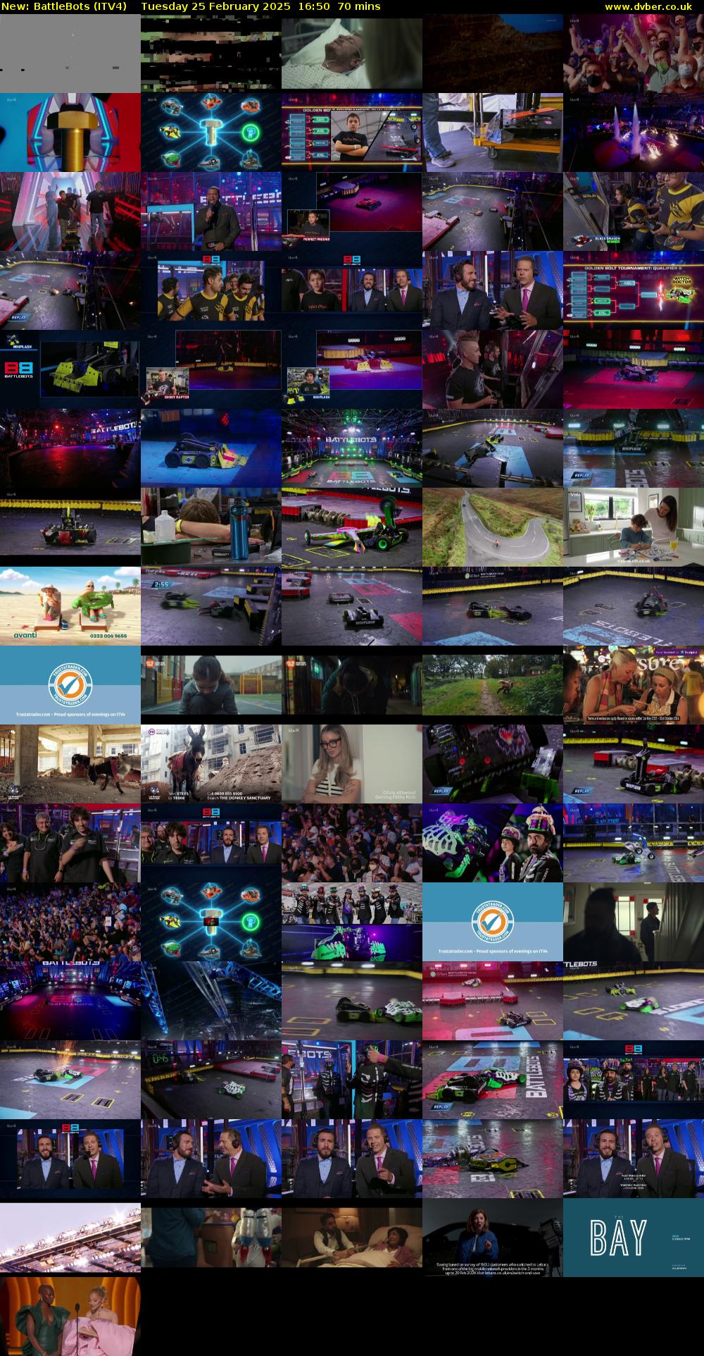 Battlebots (ITV4) Tuesday 25 February 2025 16:50 - 18:00